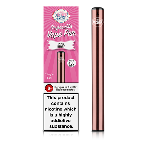 Dinner Lady Pink Berry Disposable Vape Pen