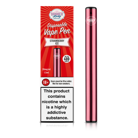 Dinner Lady Strawberry Ice Disposable Vape Pen