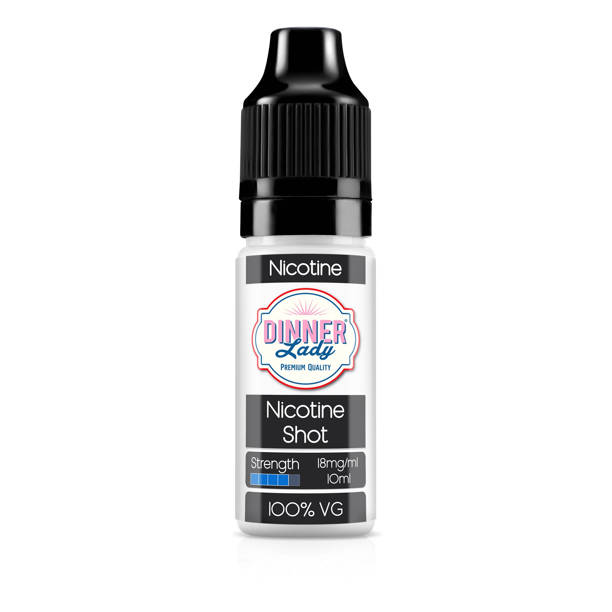 Nicotine Shot 10ml E Liquid 18mg 10 for 14.99 Dinner Lady