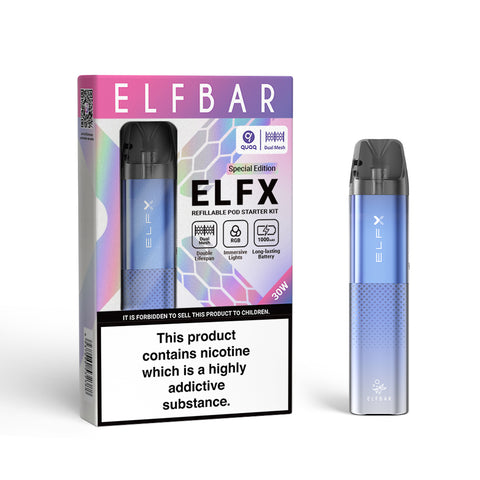 ElfBar ELFx Blue Packaging