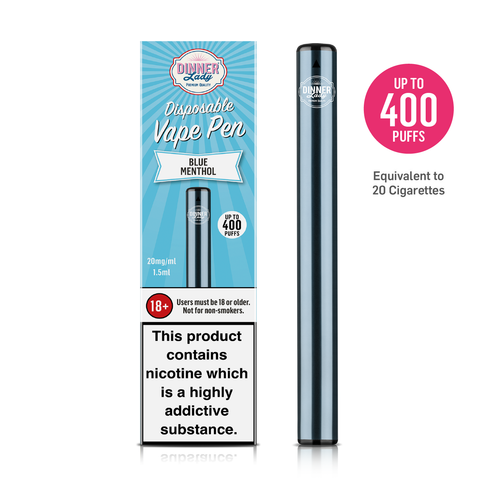 Dinner Lady Blue Menthol Vape Pen