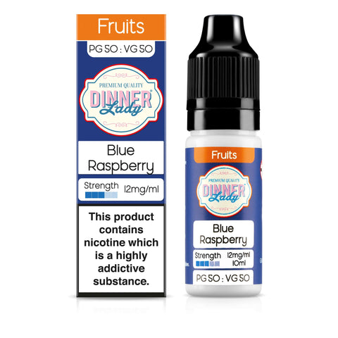 Dinner Lady Blue Raspberry 12mg 50:50 E-Liquid