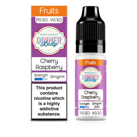 Dinner Lady Cherry Raspberry 12mg 50:50 E-Liquid