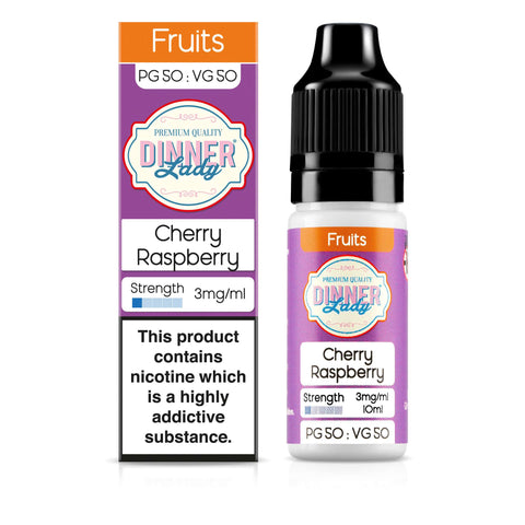 Dinner Lady Cherry Raspberry 3mg 50:50 E-Liquid