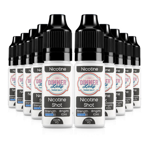 Dinner Lady 10 Pack Nicotine Shot 18mg 