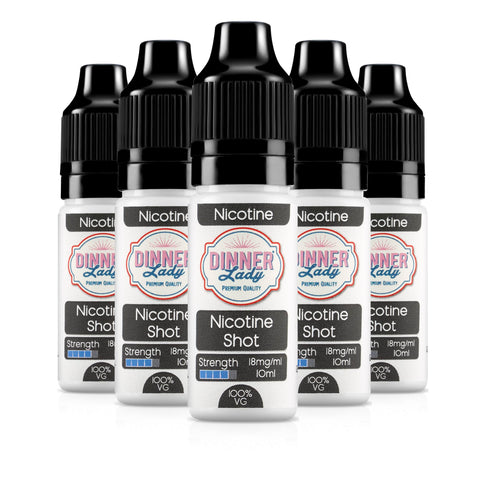 Dinner Lady 5 Pack Nicotine Shot 18mg 