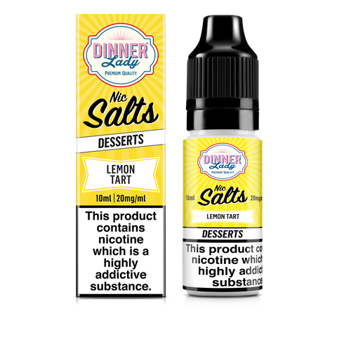 Dinner Lady Nic Salts Lemon Tart 20mg