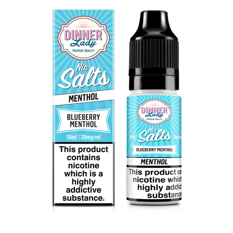 Dinner Lady Nic Salts Blueberry Menthol 20mg