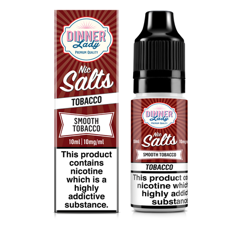 Dinner Lady Nic Salts Smooth Tobacco 10mg