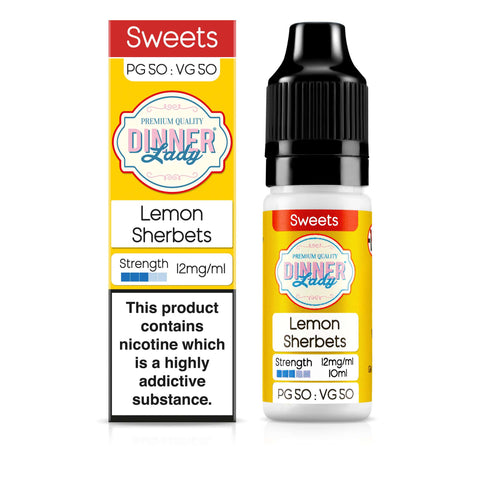 Dinner Lady Lemon Sherbets 12mg 50:50 E-Liquid