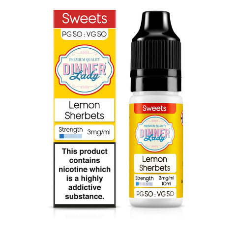 Dinner Lady Lemon Sherbets 3mg 50:50 E-Liquid