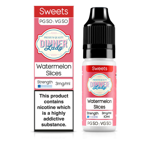  Dinner Lady Watermelon Slices 3mg 50:50 E-Liquid