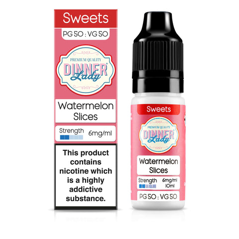  Dinner Lady Watermelon Slices 6mg 50:50 E-Liquid