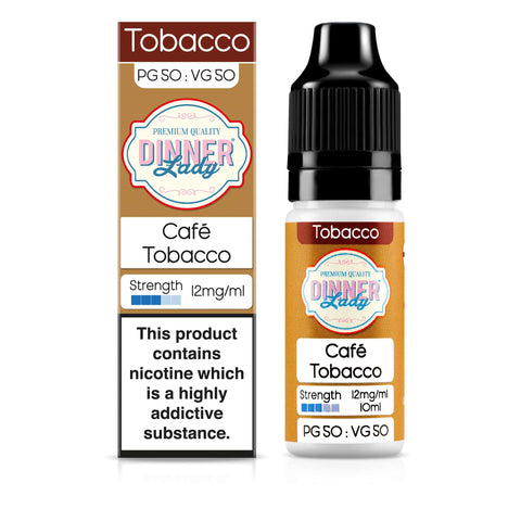 Dinner Lady Cafe Tobacco 12mg 50:50 E-Liquid