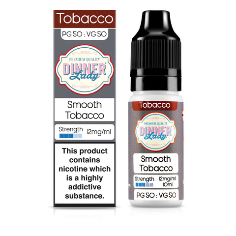  Dinner Lady Smooth Tobacco 12mg 50:50 E-Liquid