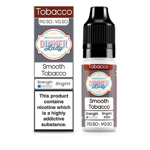  Dinner Lady Smooth Tobacco 3mg 50:50 E-Liquid